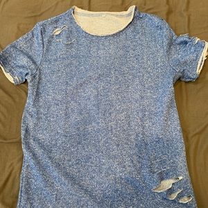 Tattered/slashed style t shirt
